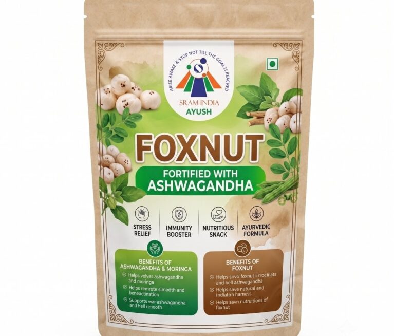 Snack Smart, Stress Less: Introducing Ashwagandha-Fortified Foxnuts.