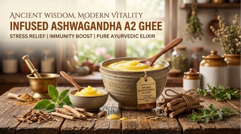 The Golden Elixir: Elevate Your Wellness with Ashwagandha Infused A2 Ghee